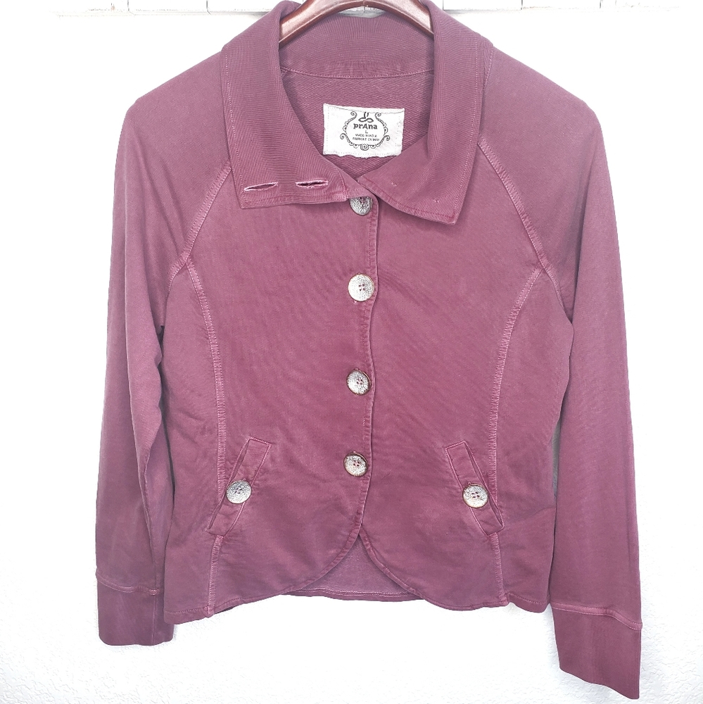 PrAna Parissa Jacket Large Plum